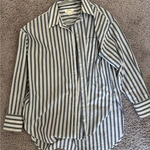 Anthropologie Maeve Bennett button down